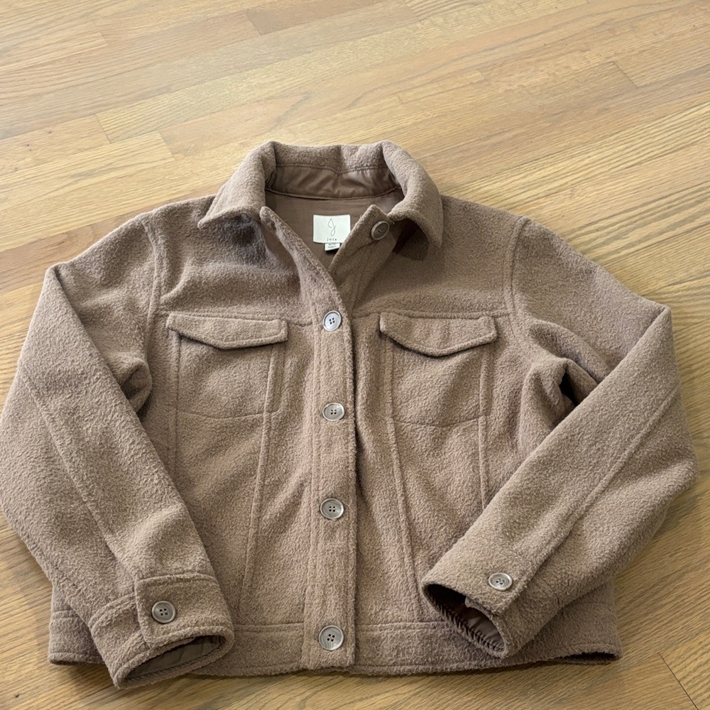 Joie Sherpa Cropped Teddy Shacket